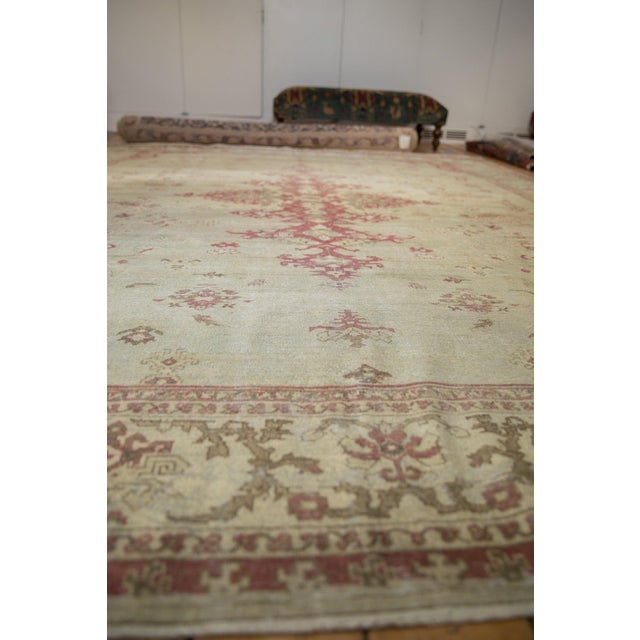 Vintage Distressed Amritsar Carpet - 9' x 11'9" For Sale - Image 9 of 14
