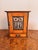 Metal Antique Art Nouveau Golden Oak Smoker's Cabinet, 1920, Set of 2 For Sale - Image 7 of 7