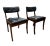 Mid-Century Modern Mid Century Danish Tufted Leather Chairs- a Pair For Sale - Image 3 of 5