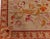 Orange Antique 1880s European Needlework Rug  Floral Symphony in Pastel Harmony For Sale - Image 8 of 8