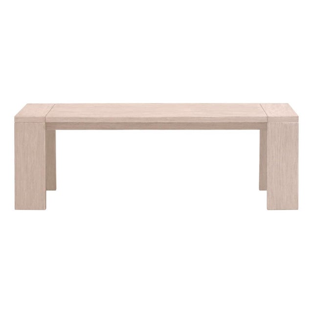 Sur Wooden Backless Outdoor Dining Bench by Essentials for Living For Sale - Image 4 of 9