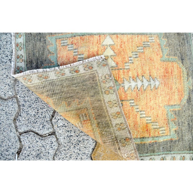 1960s 1960s Vintage Hand-knotted Nomadic Rug For Sale - Image 5 of 6