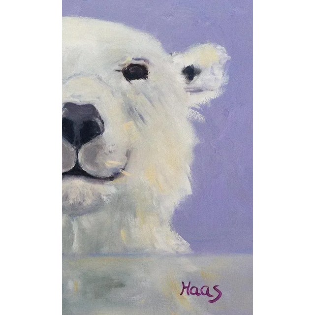 Polar Bear (Original Oil Painting) For Sale - Image 4 of 7