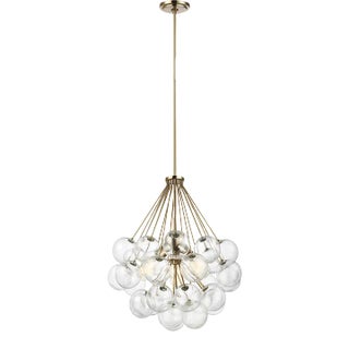 Sean Lavin By Visual Comfort Studio Bronzeville 3-Light Pendant in Satin Brass For Sale