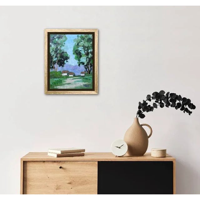 Contemporary Modern Contemporary Impressionist Landscape Painting For Sale - Image 3 of 12