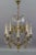 Antique Louis XVI Crystal Glass and Brass Chandelier For Sale - Image 16 of 18