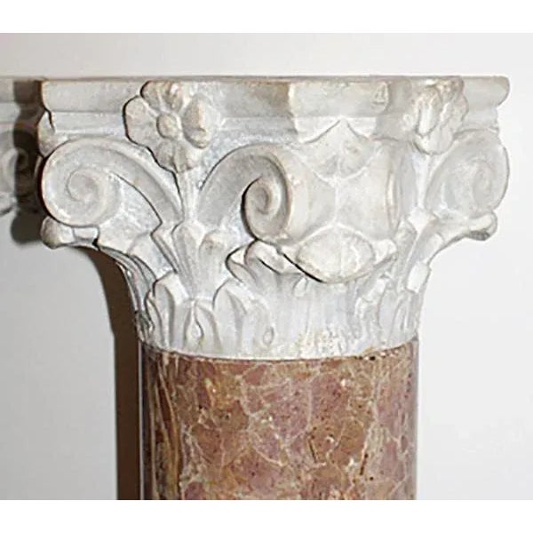 Antique Italian Marble Columns - A Pair For Sale - Image 4 of 10