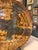 Robert and Jean Cloutier Vintage Frères Cloutier French Studio Art Pottery Charger Plate - Mid Century Modern 11" Abstract Lava Woodgrain Glaze, Signed Cloutier C. 1970 For Sale - Image 4 of 6