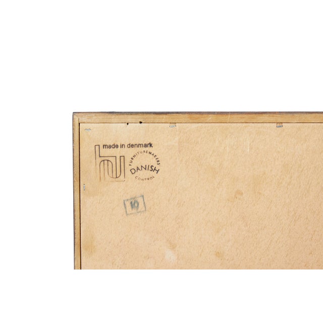 Danish Rosewood Double Chest of Drawers from Hu, 1960s For Sale - Image 6 of 11