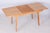 Mid-Century Modern Mid-Century Czech Extendable Table in Beech and Ash attributed to Tatra Pravenec, 1950s For Sale - Image 3 of 17