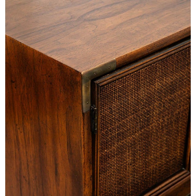Mid Century Modern Dresser Gentlemans Chest 8 Drawer Wood Henredon Circa '75 MCM For Sale - Image 11 of 12