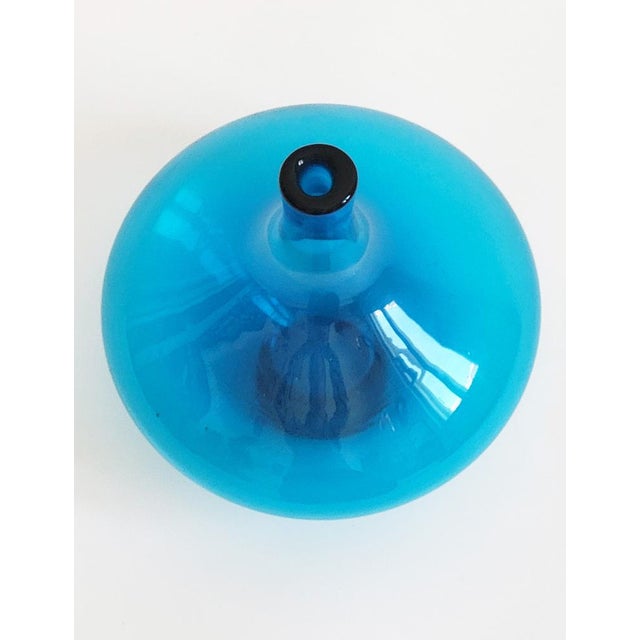 Glass Mid-Century Modern Vase by Axel Morch for Magnor, Norway, 1960s For Sale - Image 7 of 8
