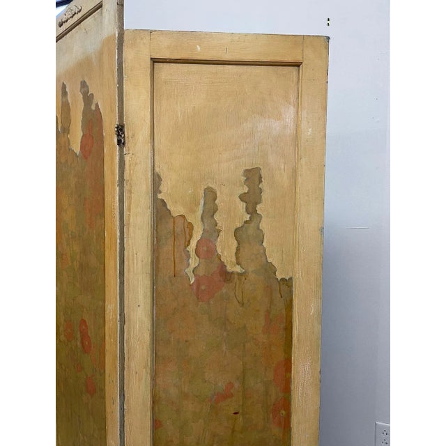 Mid-Century Modern 1970s Vintage Room Divider With Floral Motif For Sale - Image 3 of 9