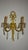 Vintage Brass and Lead Crystal Wall Lamp from Palwa, 1950s For Sale - Image 10 of 10