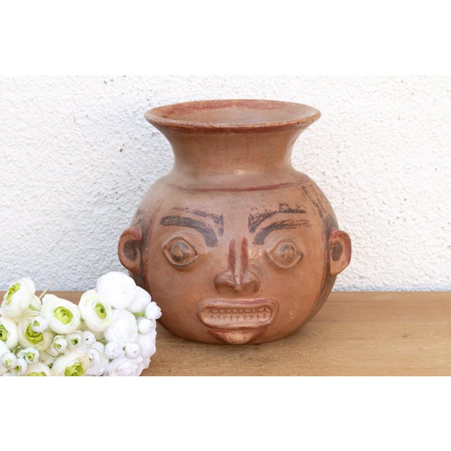 Pre Columbian Terracotta Moche Effigy Vessel For Sale - Image 9 of 9