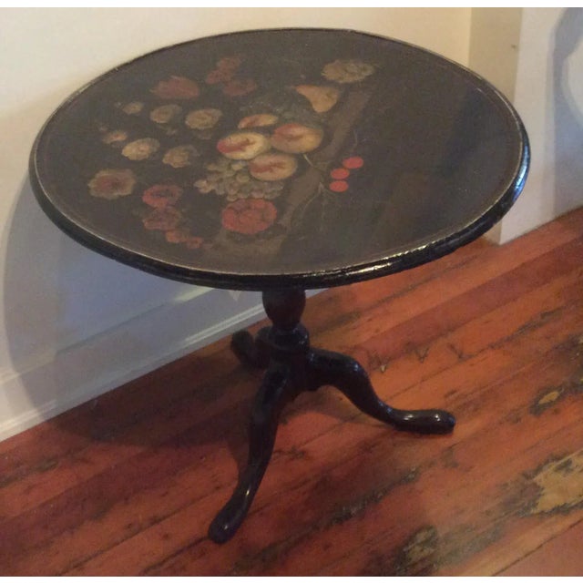 18th Century Dutch Tilt Top Table With Still Life For Sale In San Antonio - Image 6 of 11