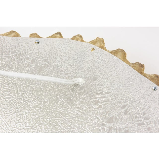 Vintage Resin Shell Form Large Wall Sconces Hollywood Regency Style Pair of Restored For Sale - Image 11 of 13