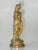 Gold Neoclassical Lady Statue Antique Gold-Plated Spelter Gilded Sculpture Fennel, Clock Part For Sale - Image 8 of 15
