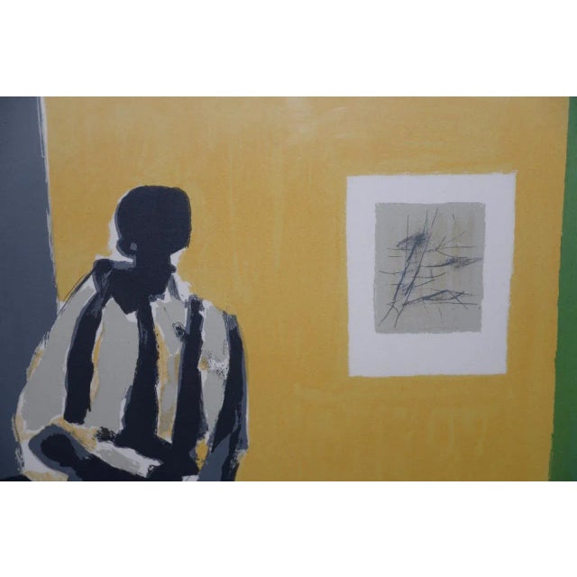 Printmaking Materials Marcel Mouly (French, 1918-2008) Vintage Lithograph Signed / Numbered C.1980s For Sale - Image 7 of 10