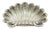 Vintage Italian Genuine Silver 800 Shell Shaped Trinket Tray, 1970s For Sale