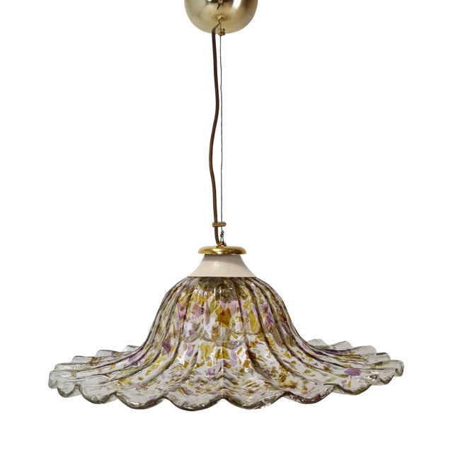Murano Glass Pendant Lamp by La Murrina, Italy, 1980s For Sale