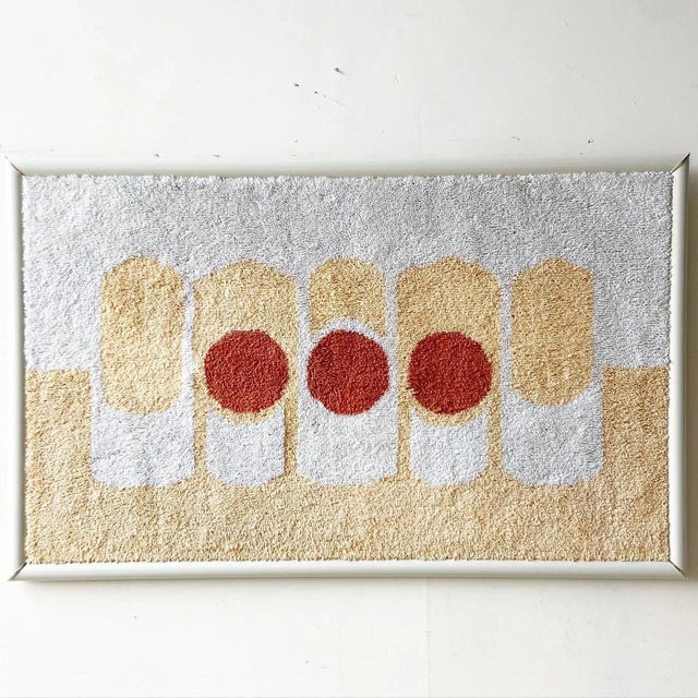 Textile Mid Century Modern Fabric Art For Sale - Image 7 of 7