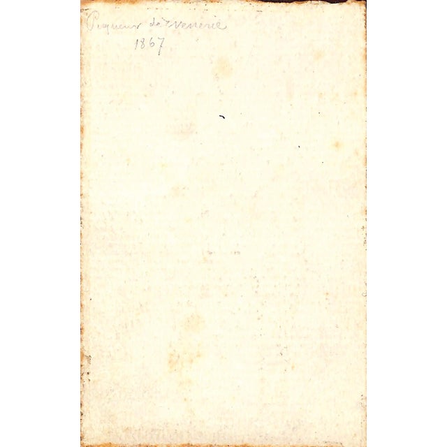 Traditional Calvary Officer C1867 Watercolor For Sale - Image 3 of 3