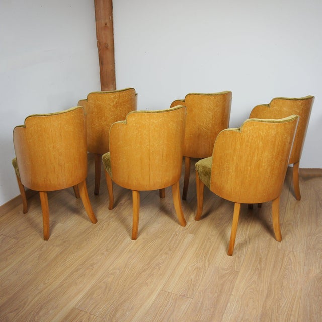 Art Deco Dining Suite by Harry & Lou Epstein, 1930s, Set of 7 For Sale - Image 13 of 18