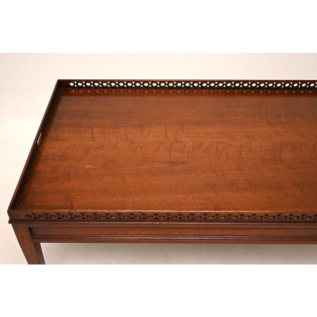 Wood Georgian Coffee Table, 1930 For Sale - Image 7 of 11