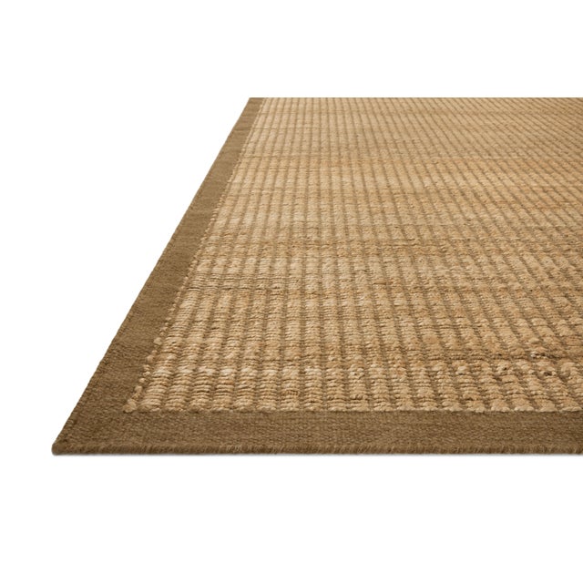 Transitional Amber Lewis x Loloi Lilah Natural / Bark 5'-0" x 7'-6" Area Rug For Sale - Image 3 of 7