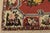 Red Bakhtiari Rug 3’6” X 4’9” Red Wool Vintage Traditional Hand-Knotted Carpet For Sale - Image 8 of 11