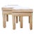 Mid-Century Parsons Stools in the Style of Milo Baughman – New Scalamandré Velvet, Pair For Sale