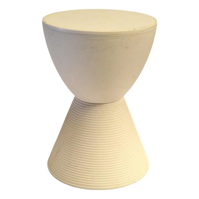 Vintage Philippe Starck Prince Aha Stool Kartell Style Cream Beige Mid-Century Modern For Sale
