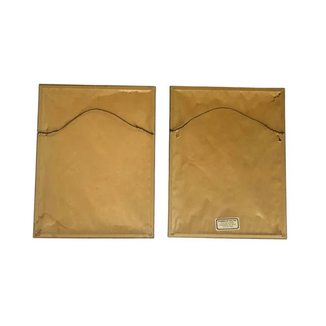 Pair of Mid 20th Century Nude Study Drawings Framed, Signed Harold Mesibov For Sale - Image 10 of 11