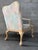 A Pair of Palm Beach Regency Coastal Style Bergere Armchairs by Sherrill Furniture. Circa 1980s For Sale - Image 12 of 18