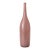 Blush Mauve Art Glass Bud Vase – Tall Minimalist Decorative Bottle Vase For Sale