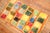 Late 20th Century Highly Decoraitve Swedish Rya Small Checkerboard Rug - 1'5" x 2'6" For Sale - Image 12 of 18