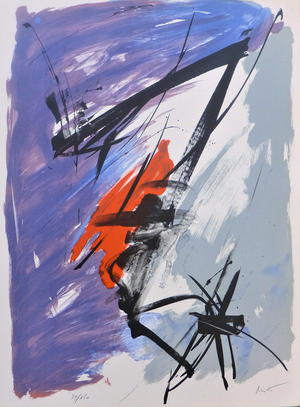 Jean Miotte, For the Twentieth Anniversary of Difference, 1999, Original Signed Lithograph