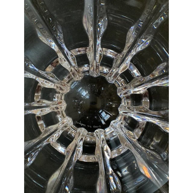 Ice Bucket Waves Design in Orrefors Crystal Art Deco Style, Signed For Sale - Image 10 of 18