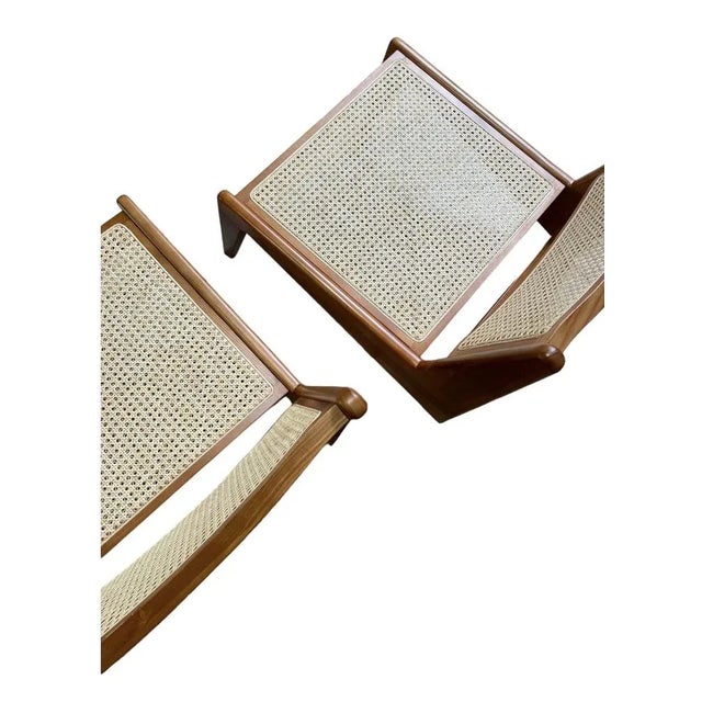 Set of Side Chairs in the Style of P. Jeanneret For Sale - Image 11 of 12