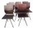 Late 20th Century Set of 8 Modern Dining Chairs For Sale