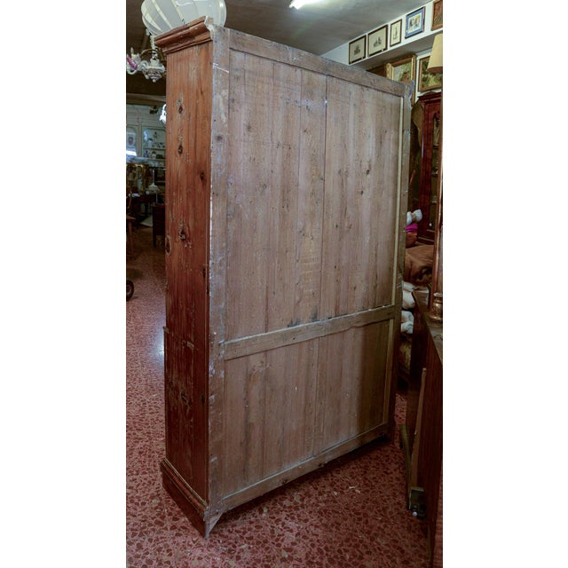 Rustic Cabinet in Fir Wood, Italy, 1800s For Sale - Image 5 of 18