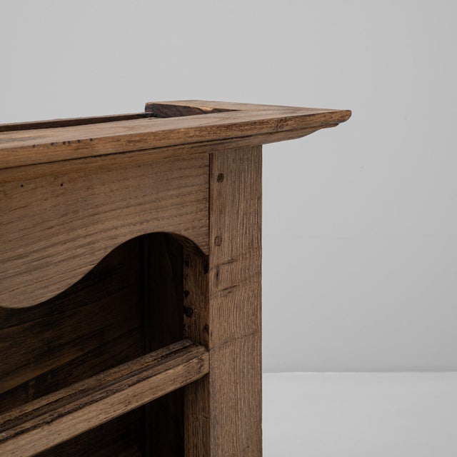 19th Century French Louis XV Oak Plate Rack For Sale - Image 11 of 18