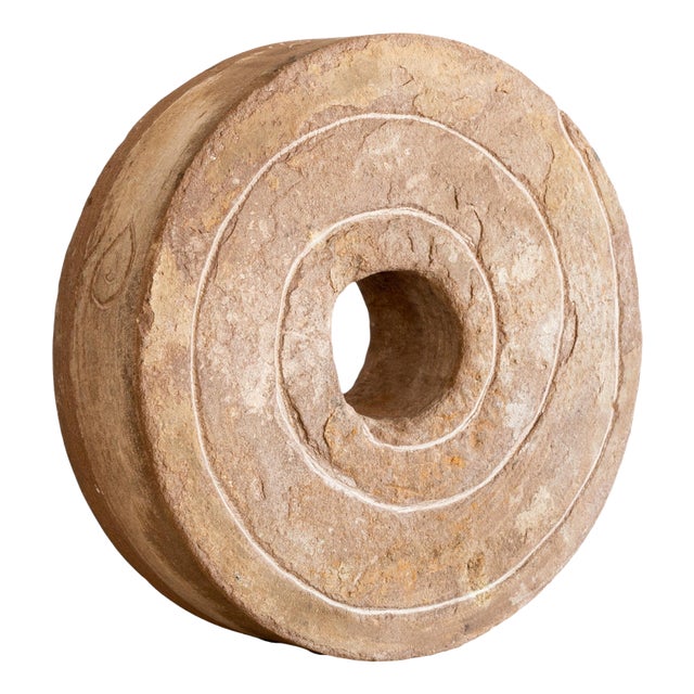 The Wind Sculpture in Stone by Jean-Baptiste Van Den Heede For Sale