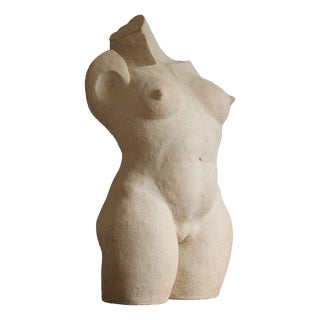 Graham Glynn, Female Nude Torso Sculpture, 2012, Ceramic For Sale