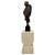 Huge 1960s John Roper Abstract Brutalist Bronze Sculpture, 40 inches Offered for sale is a 1960s abstract Brutalist...