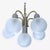 Mid-Century Modern Space Age Pendant Light in Glass from Honsel, 1970s For Sale - Image 3 of 18