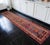 Hollywood Regency 1960s Kurdish Extra Long Runner Herki Hand-Knotted Distressed Rug For Sale - Image 3 of 18