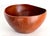 Wood Mid 20th Century Organic Modern Extra Large Hand Turned Teak Wood Bowl For Sale - Image 7 of 15