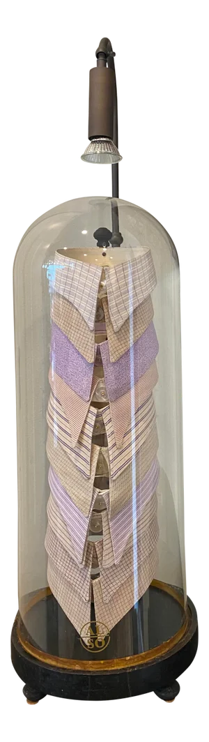 French Cloche Lamp With Collars